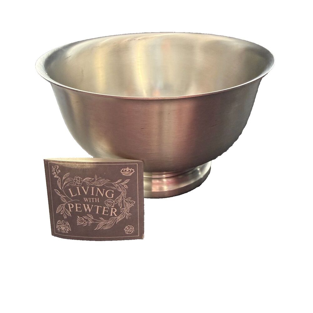 Vintage NWT Pewter Paul Revere Bowl 7" 28235/18 International Silver Co